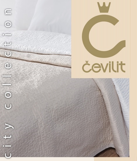 Cevelit sprei city collectie basel zilver grijs maat eenpersoons of litsjumaux slaapkenner theo bot